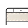 Beliani Metalinė lova BREUILLET 160 x 200 cm juoda