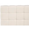 Beliani Lova Boucle CRESSAT 160 x 200 cm, kreminės baltos spalvos