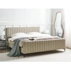 Beliani Boucle lova LUNAN 180 x 200 cm smėlio spalvos