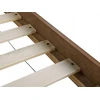 Beliani LED lova iš rotango AURAY 160 x 200 cm ruda