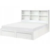 Beliani Lova su stalčiais TARARE, balta, 180 x 200 cm
