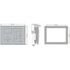Lovato Electric 12- 24- 48VDC ir 100- 240VAC / 180x240mm, skirtas "Tinka iki"..., RS- 485 (ATL800)