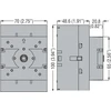 Lovato Electric 3P 63A izoliacinė izoliacinė izoliacinė izoliacija ne diske (GA063C)