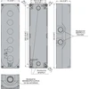 Lovato Electric 6 skylių dėklas 22mm baltas IP67 (LPZP6A8)