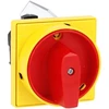 Lovato Electric Krumplinis jungiklis 0-1 3P 20A geltona/raudona rankenėlė, blokuojama spyna, montuojamas skydelyje (7GN2010U25)