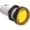 Lovato Electric LED signalinė lempa, vientisa, geltona, 230 V AC (LPMLM5)
