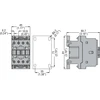 Lovato Electric Maitinimo kontaktorius 28A AC-1 4P 230V AC 0Z 0R (BF12T4A230)