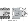 Lovato Electric Mechaninis blokavimas I-0-II perjungimo sistemoms, į GA016A-GA040A (GAX5000)