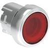 Lovato Electric Metalinis apšviestas mygtukas Ø22 mm, savaime grįžtantis, paslėptas, raudonas LPSBL104