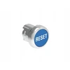 Lovato Electric Metalinis mygtukas, 22 mm skersmens, dengtas, automatinis grįžimas su RESET simboliu, mėlynas LPSB1196