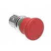 Lovato Electric Metalinis grybo formos mygtukas, atrakinamas pasukant, 40 mm skersmens, pagal ISO13850, raudonas LPSB6644