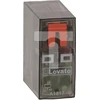 Lovato Electric Miniatiūrinė relė su LED indikatoriumi ir mechaniniu mygtuku, valdymas 230VAC, 1C/O, 16A, skirta HR5XS2.. lizdams (maks. 10