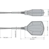 Lovato Electric Plūdinis jungiklis su 5 m neopreno kabeliu švariam ir pilkam vandeniui su atsvaru (LVFSN1W05)