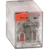Lovato Electric Pramoninė relė su LED indikatoriumi ir mechaniniu mygtuku, 24VDC valdymas, 4C/O, 5A, skirta HR6XS4.. lizdams