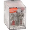 Lovato Electric Pramoninė relė su LED indikatoriumi ir mechaniniu mygtuku, 24VAC valdymas, 4C/O, 5A, skirta HR6XS4.. lizdams