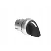 Lovato Electric 2 padėčių jungiklis 0-1 metalinis FI22mm trumpas rankenėlė B6BEB