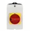 Lovato Electric 3P 16A jungiklio skyriklis plastikiniame korpuse, geltona/raudona rankenėlė GAZ016