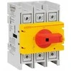 Lovato Electric 3P 160A jungiklio skyriklis, geltona/raudona rankenėlė, GA160ARY