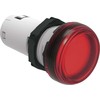Lovato Electric vientisa LED signalinė lempa raudona 230V AC LPMLM4 - LPMLM4