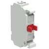 Lovato Electric 1R kontaktų blokas LPC..., LPF... ir LPS... serijos mygtukams ir jungikliams, spyruokliniai gnybtai (LPXCS01)