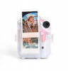 Loveinstant 2 viename rinkinys: dėklas, dangtelis, kišenėlė „Fuji Instax Mini 12“, nuotraukų dėžutė / permatoma / blizganti