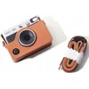 „LoveInstant“ dėklas 5 viename: dėklas + stiklas + 64 nuotraukų albumas + nuotraukų dėklas + rėmeliai, skirti „Fuji Instax Mini Evo“ / rudas