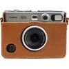 „LoveInstant“ dėklas 5 viename: dėklas + stiklas + 64 nuotraukų albumas + nuotraukų dėklas + rėmeliai, skirti „Fuji Instax Mini Evo“ / rudas
