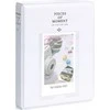 LoveInstant Foto albumas 64 vnt Fujifilm INSTAX Mini 12 11 40 9 8 7s EVO LiPlay Link 2 SE / Pastel Baltas