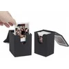 LoveInstant Case Box Box 100x nuotraukos, skirtos Fuji Instax Square Sq1 Sq6 Sq10 Sq20 Sq40 / juoda