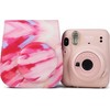 LoveInstant Pouch Dėklas Dėklas Dėklas Fujifilm Instax Mini 11 – teptuko dryžiai