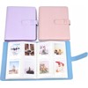 LoveInstant Foto albumas 256 vnt. FujiFilm Instax Mini 40 12 11 9 8 7 EVO LiPlay Link / Rožinė