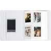 LoveInstant nuotraukų albumas 288 vnt. skirtas Fuji Instax Canon Xiaomi Polaroid HP Kodak ZINK / Langas ant dangtelio / baltas