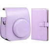 Viršelis LoveInstant rinkinys 2w1 atvejis EtuI Fuji Instax Mini 11 + violetinis albumas