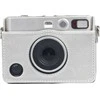 Loveinstant Sidabrinis dėklas + stiklas 9 val. + 10 lipdukų, skirtų „Fujifilm Instax Mini Evo“
