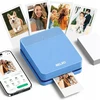 spausdintuvas nuotraukoms LoveInstant spausdintuvas Bluetooth Nelko Pp03 Druk Zdjęć Kolor 600dpi Do Telefonu Smartfona Pp03 / Mėlyna
