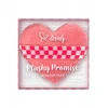 Lovely Žavinga pliušinė „Promise“ širdies formos pudros pudra