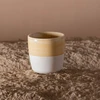 Loveramics Dale Harris - 150ml Flat Baltas Cup - Geltona