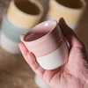 Loveramics Dale Harris - 150ml Flat Baltas Cup - Rožinė
