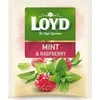 Žolelių arbata LOYD, mėtos ir aviečių skonio, 20 x 1,5 g