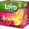 Žolelių ir vaisių arbata LOYD, aviečių ir citrinų skonio, 20 x 2g