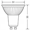 LED lempa Osram, PAR16, 36°, 4.3W, GU10, 827, 350lm x 2 vnt