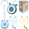 LED meškiuko formos stalinė lempa 3W, 3000/4500/6000K, reguliuojama, 1200mAh, mėlyna, LTC