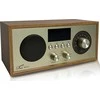 LTC Radio przenośne retro brda fm/bt/usb akum.2200mah,10w,ładowanie indukcyjne telefonu,jasny ruda/auksinė