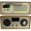 LTC Radio przenośne retro brda fm/bt/usb akum.2200mah,10w,ładowanie indukcyjne telefonu,jasny ruda/auksinė