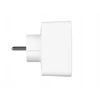 LTC Tinklo skirstytuvas su naktine lempute: 1 apvalus lizdas su įžeminimu + 1 plokščias lizdas + 1x USB + 1x USB-C, Balta 3A