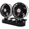 Oem LTC LTC automobilinis ventiliatorius 2x5 "12V su reguliavimu