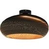 Lubinis šviestuvas Lampa sufitowa Domoletti CEILING LIGHT PAPER E27 BROWN/Juodas