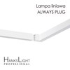 „HanksLight“ LED lubinis šviestuvas, baltas, linijinis, aliuminis, pakabinamas, su kištukinio prijungimo galimybe, 1200 mm, žemyn 36 W, 4000 K
