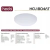 Lubinis šviestuvas Heda OPRAWA LED Plafoniera sufitowa 18W 3000K/4000K/6000K IP44 CCT HCL1804AT