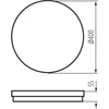 Lubinis šviestuvas Kanlux LUBINIS LED ŠULINIS ECO 40W CCT ARBA B